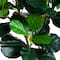 4ft. Artificial Lush Fiddle Leaf Tree in Decorative White Planter